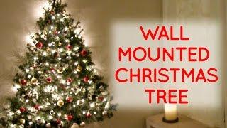 DIY wall mounted Christmas tree