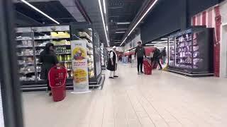 Showing What A Supermarket In Bucharest Romania Looks Like Inside