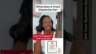 The role of a Truck Dispatcher