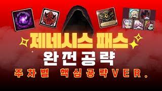 [한자] 제네시스 패스 완전공략!!(1~13주 주차별 핵심 공략 버전) (매주 어떤 보스를 잡으면 해방 할 수 있는지 체크해보세요!) [메이플스토리]