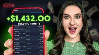 BINARY OPTIONS TRADING | +$1,432 IN 11 MIN - NEW TRADING STRATEGY