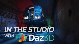 Creating a Chasing Camera Animation (in a Subway Tunnel) - In the Studio with Daz 3D