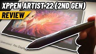 The BEST BUDGET PEN DISPLAY I've Bought【XPPen Artist 22 (2nd Gen)】