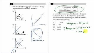 SAT Math Prep - With Calculator Practice Test 1