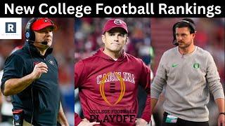 NEW Top 25 College Football Rankings | Change In College Football Playoff Picture