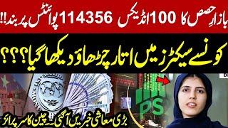  Stock Market Update: 114,356 Points and Volatile Sectors!  | PSX  Analysis| Urooj Fatima