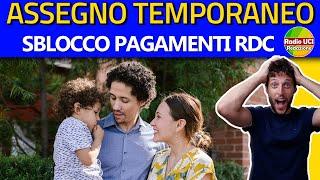 ASSEGNO TEMPORANEO: SBLOCCO PAGAMENTI STOP RDC #SHORTS