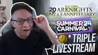 INCOMING ARKNIGHTS 4.5 GLOBAL ANNIVERSARY & CN SUMMER LIVESTREAMS!! | Arknights Weekly