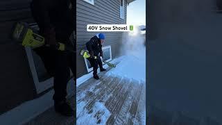 Battery Powered Snow Shovel from RYOBI 