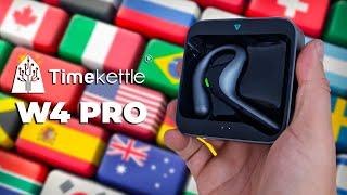 Seamless Translation On The Fly! W4 Pro AI Translating Earbuds #Timekettle