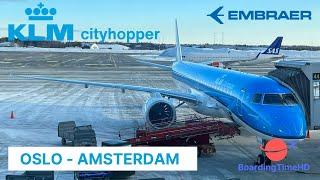 KLM Cityhopper I Embraer E195-E2 I Economy Class I Trip Report