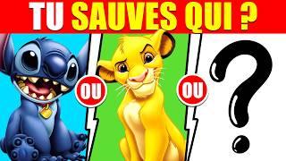 Sauves UN PERSONNAGE  Quiz TU SAUVES QUI ? | Stitch, Simba, Vaiana, Peach, Elsa, Mulan...