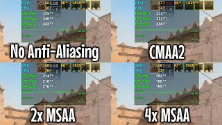 CS2 Multisampling Anti Aliasing Mode | Best CS2 Settings for Max FPS, Visibility & Smooth Gameplay