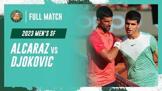 Djokovic vs Alcaraz 2023 Men's semi-final Full Match | Roland-Garros