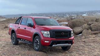 Big, Red, & Beefy! 2021 Nissan Titan Pro-4X Full Review And Drive