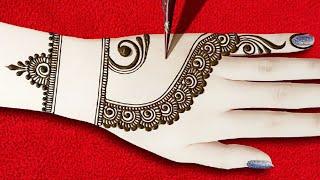 Stylish & Beautiful Arabic Henna Design For Eid | Easy Back Hand Design #eid