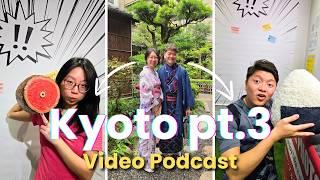 KYOTO VLOG 3  (+HOW MUCH WE SPENT) | kimono rental, matcha ceremony, nishiki market, 3D fake food+