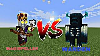 Magispeller vs Warden | minecraft mob battle |