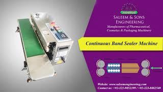 Continuous Band Sealer Machine Price, Repairing, Working