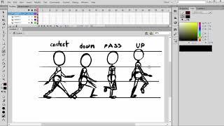 Animation Tips | Walk Cycle in Flash | Flash Animation Tutorial.