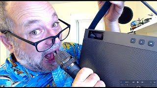 Test: Windbridge Karaoke Machine Wireless Mic, Bluetooth Speaker System Built with inputs AUX/USB/SD