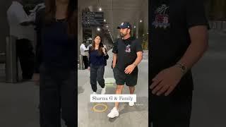 Rohit Sharma Spotted With his Wife at Airport