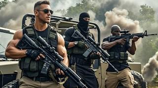 Action Movie! Special forces attack terrorist base from all sides,crush enemy lines and save hostage