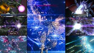 [4K] BAHAMUT MEGA FLARE in 16 FINAL FANTASY GAMES (1994-2023) FFVI - Final Fantasy XVI