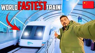 Indian Traveling in MAGLEV TRAIN of China  | Ye Train Hawa Mein Chalti hai - 600km/h 