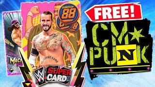 NOBODY is Happy About THIS Change!  How to get a FREE Nexus CM Punk in WWE SuperCard