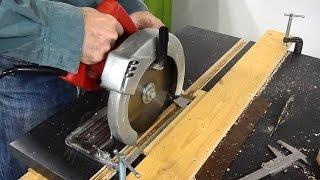 Miter slots for the homemade  table saw