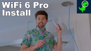 How to install UniFi WiFi 6 Access Point in Ceiling