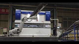 SC 250Ton 5000mm CNC Press Brake With Robot ABB 6700 300kg