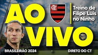 AO VIVO: PLANTÃO ESPECIAL NO FLAMENGO! FILIPE LUÍS COMANDA TREINO | DIRETO DO CT (HD)