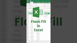 Flash Fill data in Excel | Flash Fill Trick | Don't add full name manually #shorts #excel