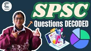 Focus on these questions for SPSC Exams | Analysis of the past years paper