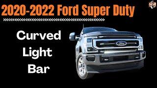 2020-2022 Ford Super Duty Curved 40in Light Bar |Tutorial | M&R Automotive