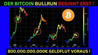 DER BITCOIN BULLRUN BEGINNT ERST ! 800 MILLIAREN EURO GEDLFLUT VORAUS ! BTC Chartanalyse und News