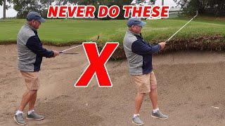 Common Bunker Shot Mistakes Golfers Make