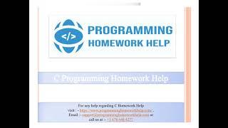 C Homework Help