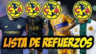 AZCARRAGA YA DIO LA ORDEN LOS 4 REFUERZOS DEL AMERICA PARA IR AL MUNDIAL DE CLUBES Y LOGRAR EL CAMPE