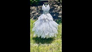 New Signature Bridal Dress Design on Modified UITC Dress board by Crafty Creations by CV