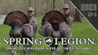 2023 MISSISSIPPI RIVER BOTTOM LONGBEARDS | Full Length Hunt - PLUS 1 HR of REAL Turkey Vocabulary