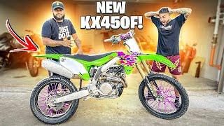 ADDING A NEW KX450F TO THE GROUP ! ( NEW DIRT BIKE ) | BRAAP VLOGS