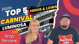 Carnival Luminosa Ship Review | Top 5 Highs & Lows on our Alaska Cruise |