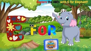 E is for ELEPHANT! Learn ABC Phonics with Choko Choko Kids TV