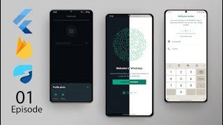 WhatsApp Clone Flutter 3.3 Tutorial | EPISODE 1 | Splash Screen & Welcome Screen UI