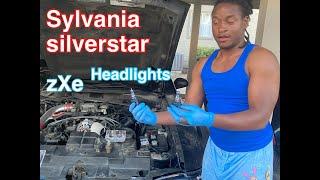 Changing My  Stock Headlight Bulb To Sylvania Silverstar ZXE Headlight Bulbs