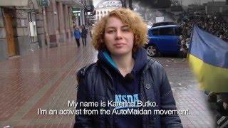 Portraits from Maidan Square - Katerina Butko, Occupation: Automaidan activist