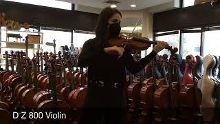 D Z Strad Violin Model 800 Demo